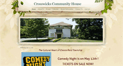 Desktop Screenshot of crosswickscommunityhouse.org